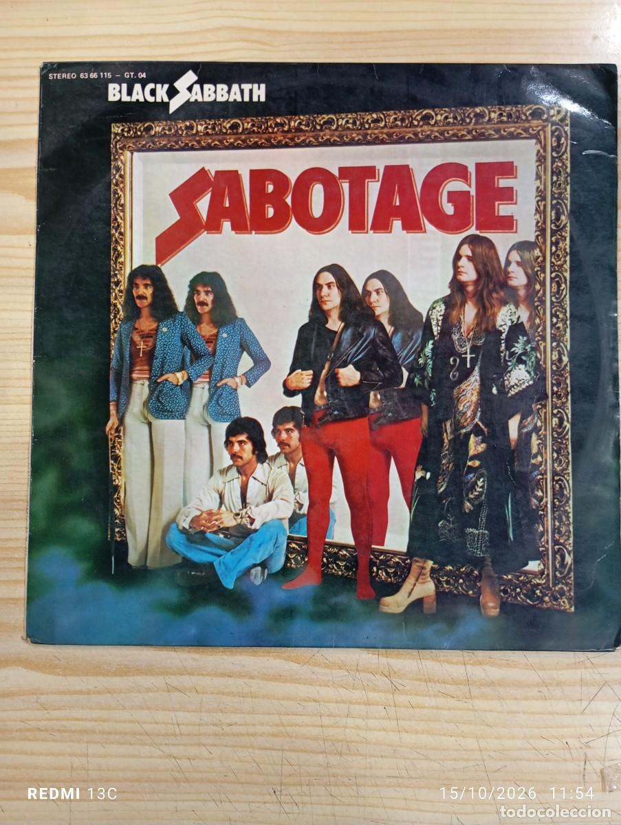 Vinyl-Schallplatten: Lp - Black Sabbath - Sabotage - Edicion Espa&ntilde;ola 1975 - Vertigo