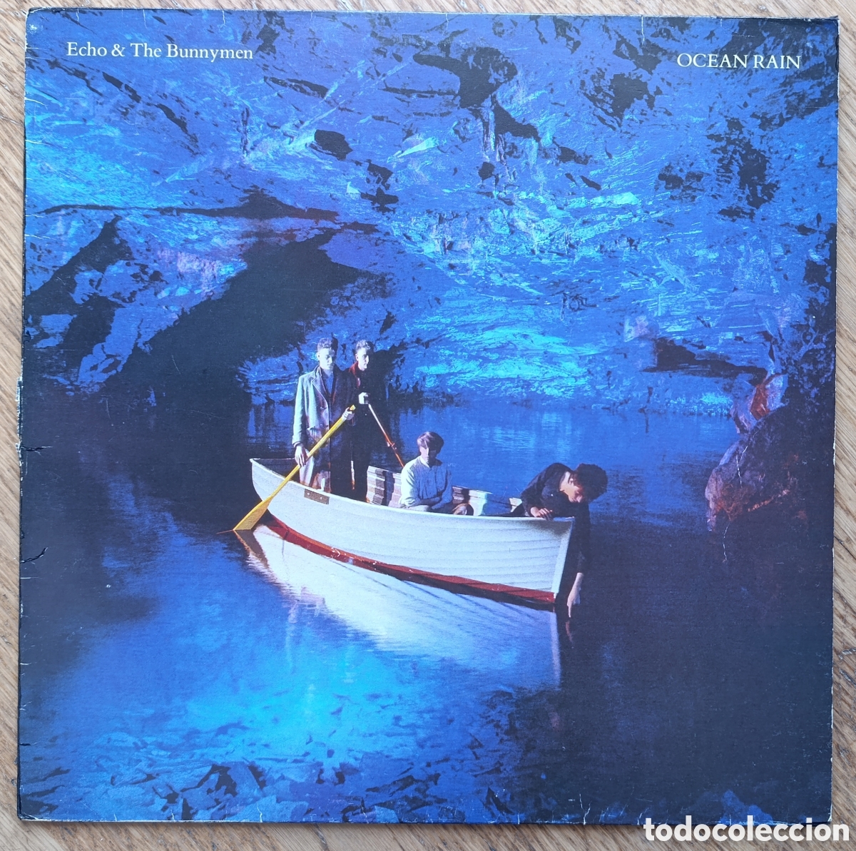 Discos de vinilo: ECHO & THE BUNNYMEN &lrm;&ndash; OCEAN RAIN LP 1&ordf; EDICION SPAIN - POST PUNK INCLUYE THE KILLING MOON