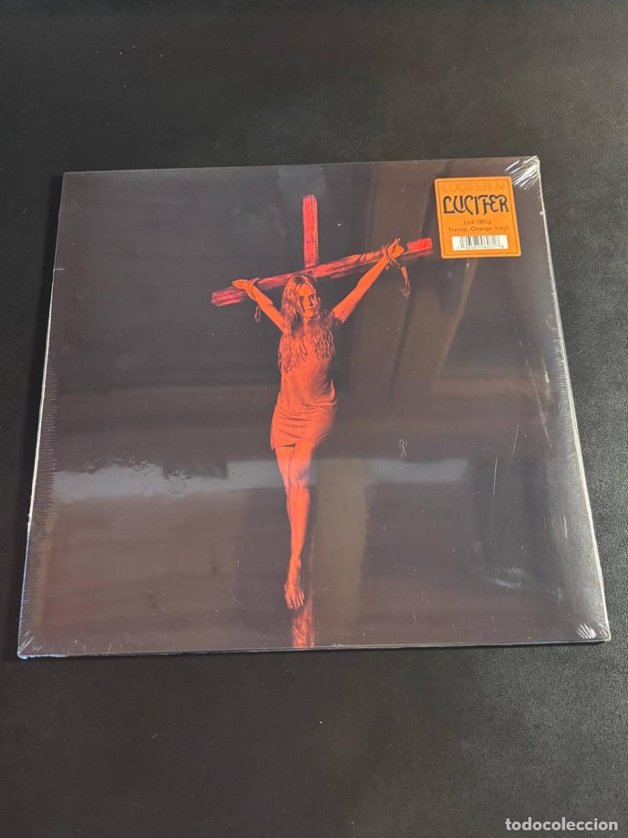 Vinyl-Schallplatten: Lucifer Lucifer IV Disco de vinilo naranja 180g LP 12&rdquo; hard rock doom metal