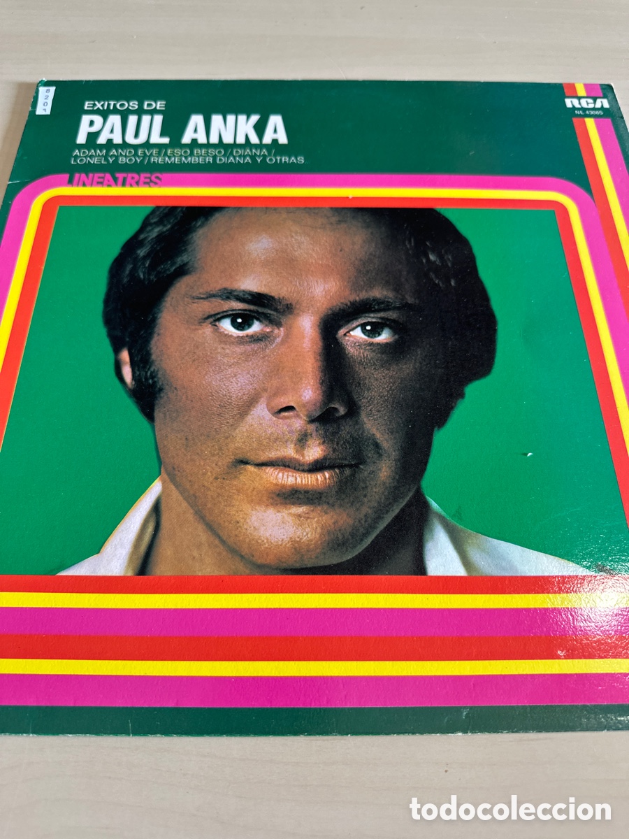 Discos de vinilo: VIN8203 exitos de Paul anka vinilo segunda mano