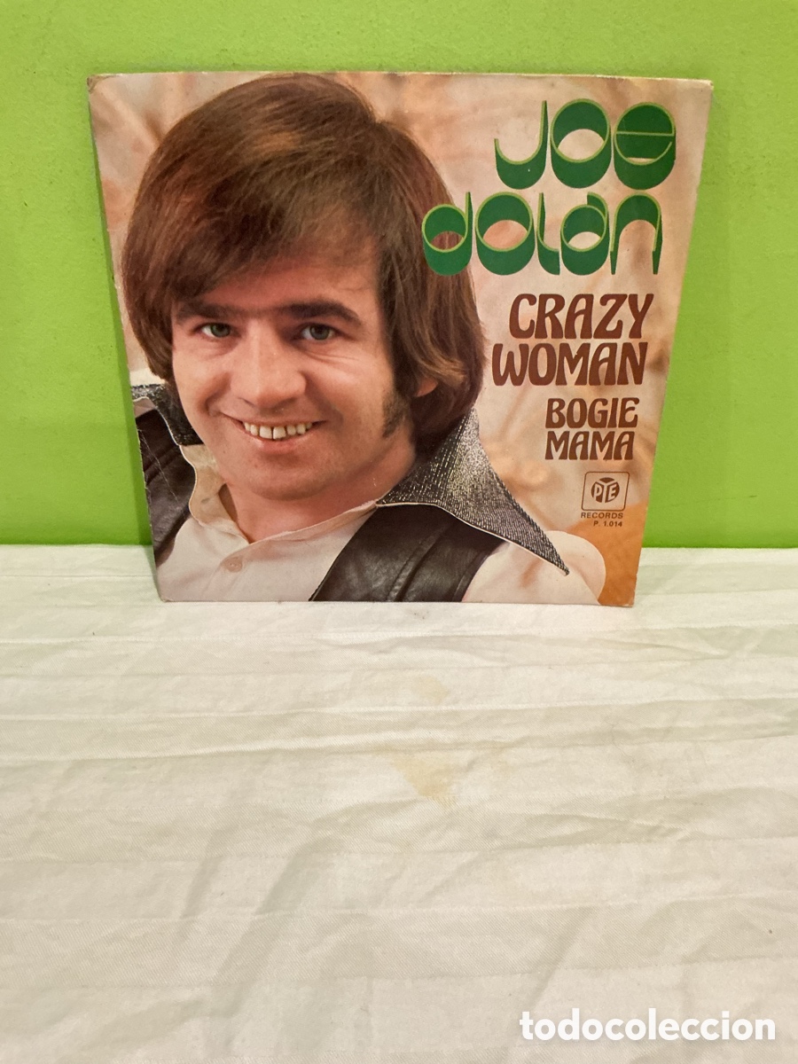 Discos de vinilo: JOE DOLAN &ndash; CRAZY WOMAN &ndash; SINGLE A&Ntilde;OS 70