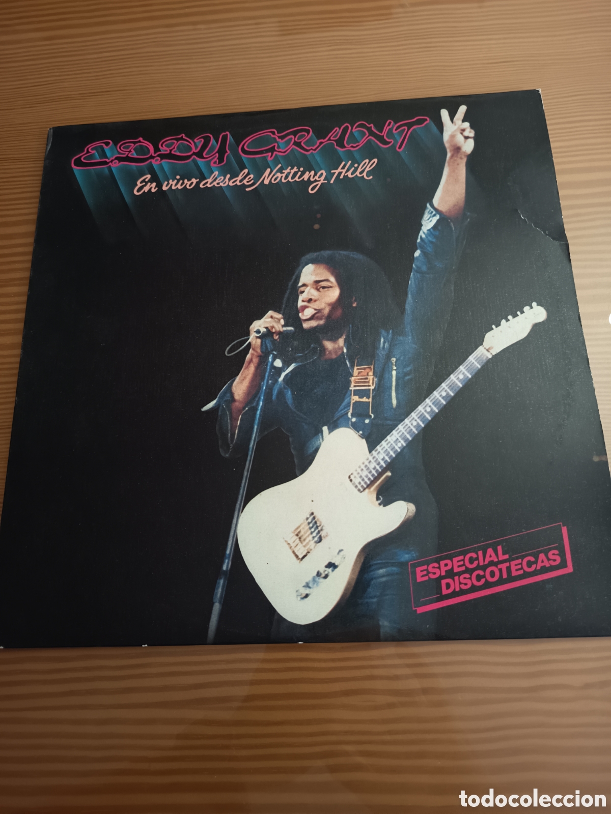 Vinyl-Schallplatten: Disco vinilo LP de Eddy Grant &rdquo; En Vivo Desde Notting Hill &rdquo; y regalo single del mismo artista