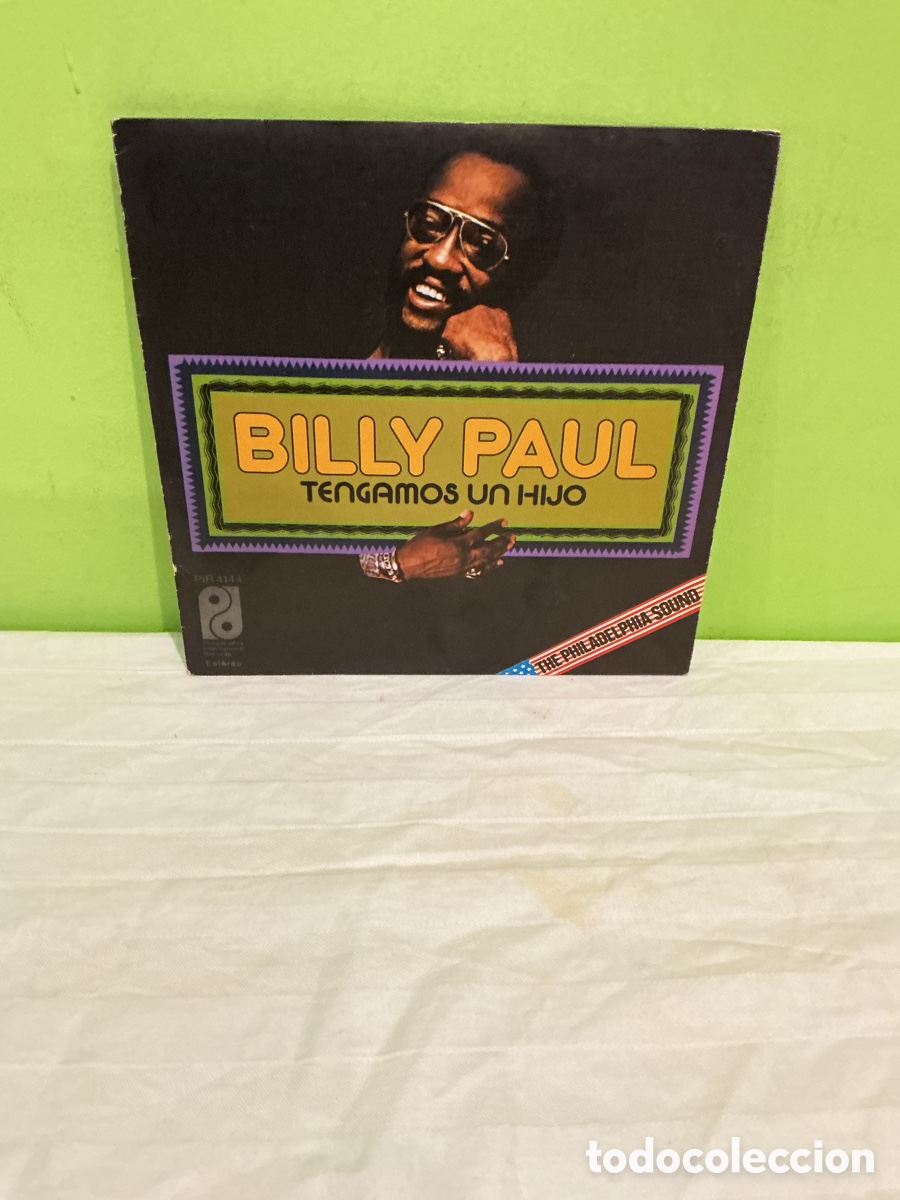 Discos de vinilo: BILLY PAUL &ndash; TENGAMOS UN HIJO &ndash; SINGLE 1976