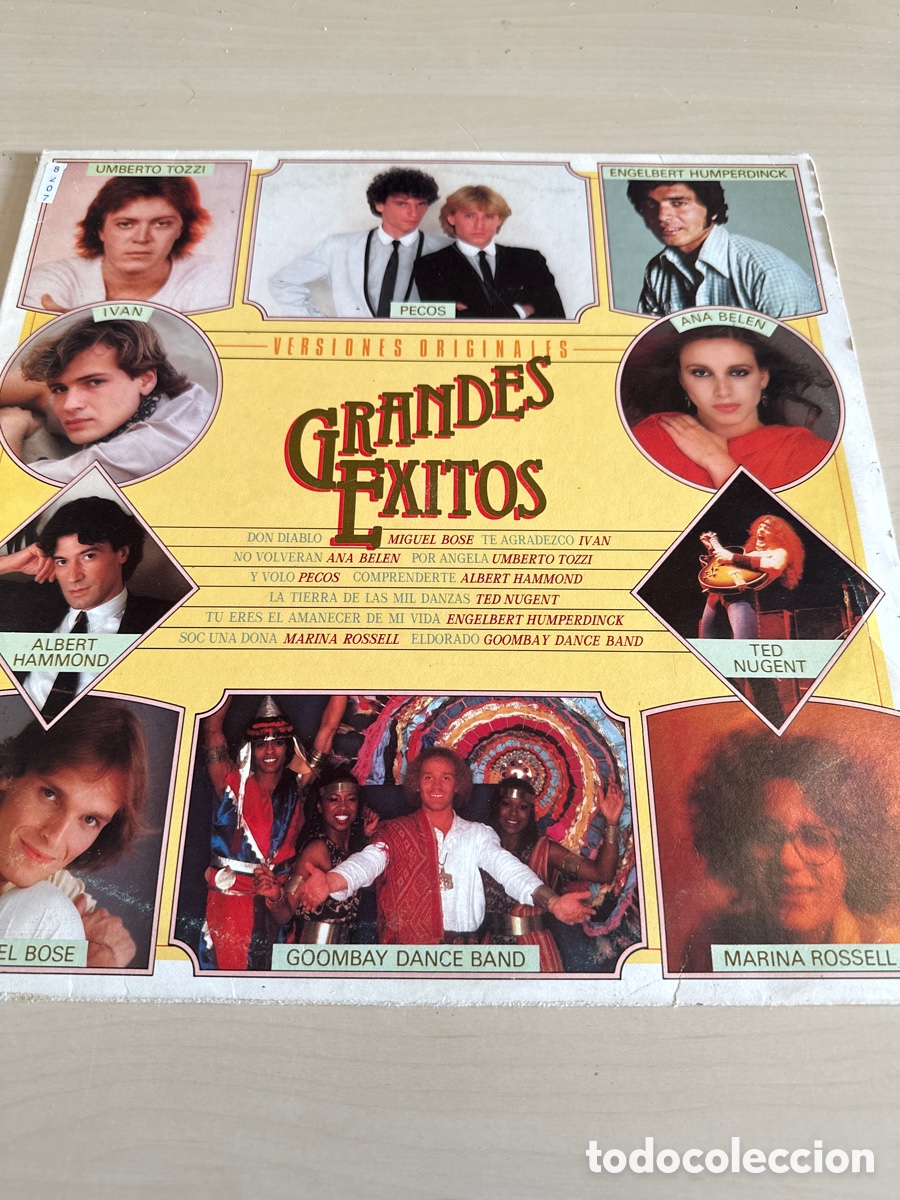 Discos de vinilo: VIN8207 grandes &eacute;xitos vinilo segunda mano