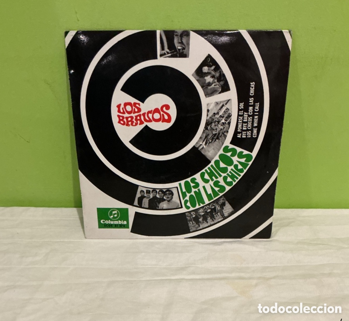 Discos de vinil: LOS BRAVOS &ndash; LOS CHICOS CON LAS CHICAS &ndash; EP 1967