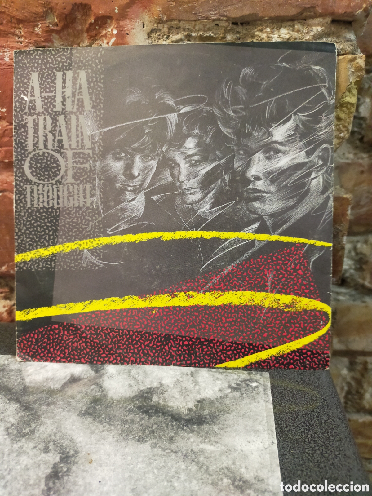 Discos de vinilo: single promocional en vinilo de 7 pulgadas de a-ha