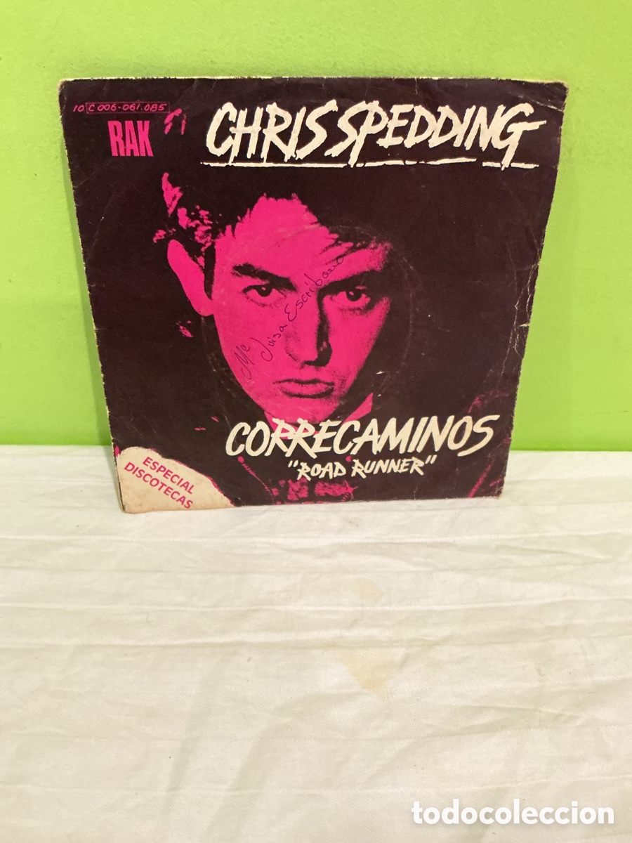 Discos de vinilo: CHRIS SPEDDING &ndash; CORRECAMINOS &ndash; SINGLE 1978 - Foto 1