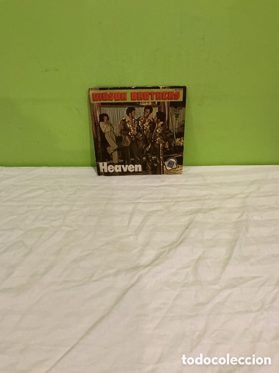 Discos de vinilo: GIBSON BROTHERS &ndash; HEAVEN &ndash; SINGLE 1978 - Foto 5
