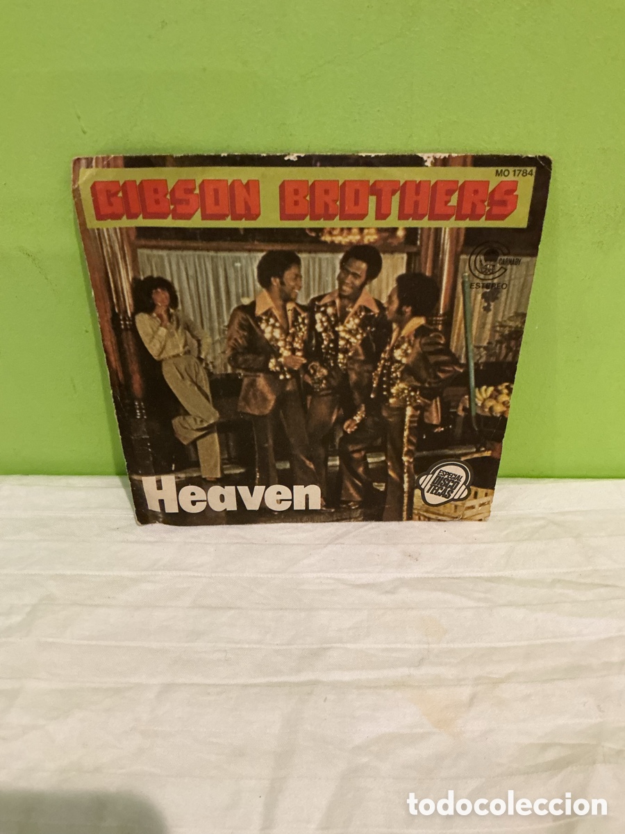 Discos de vinilo: GIBSON BROTHERS &ndash; HEAVEN &ndash; SINGLE 1978