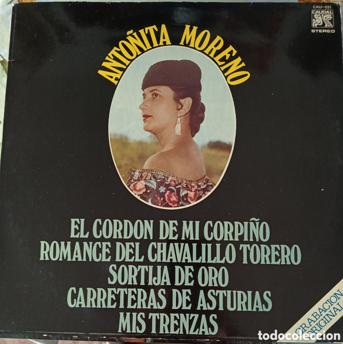 Discos de vinilo: Anto&ntilde;ita Moreno Lp sello Caudal editado en Espa&ntilde;a a&ntilde;o 1978.