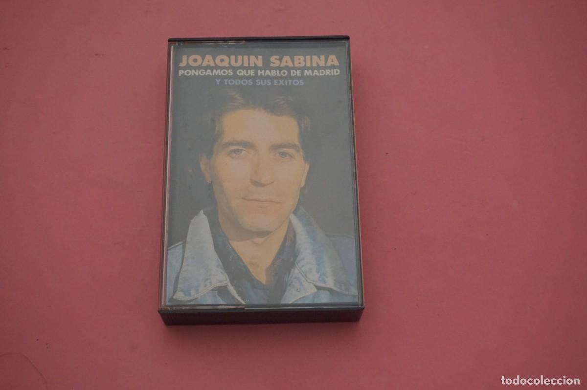 Discos de vinilo: CASETE -JOAQUIN SABINA - PONGAMOS QUE HABLO DE MADRID Y TODOS SUS EXITOS - ESTADO EXCELENTE