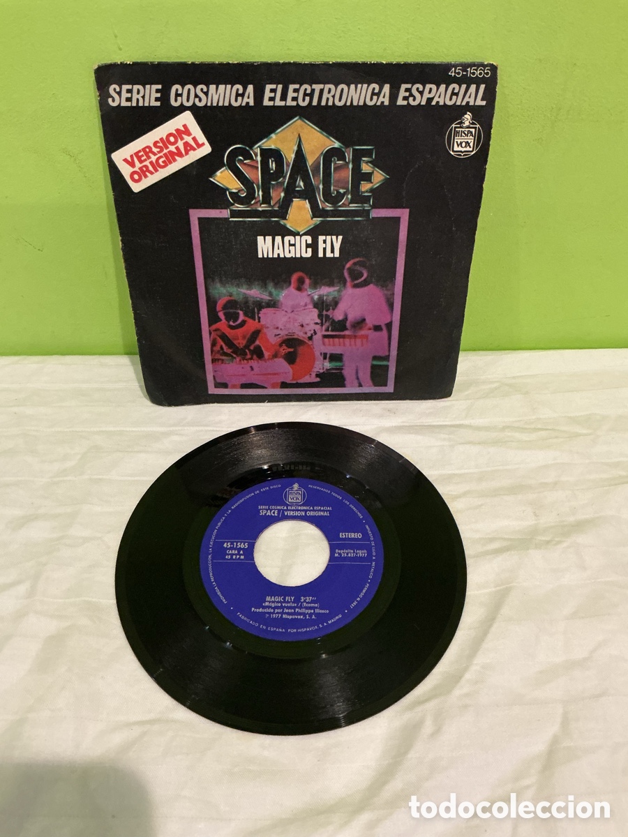 Discos de vinilo: SPACE &ndash; MAGIC FLY &ndash; SINGLE 1977 - Foto 2