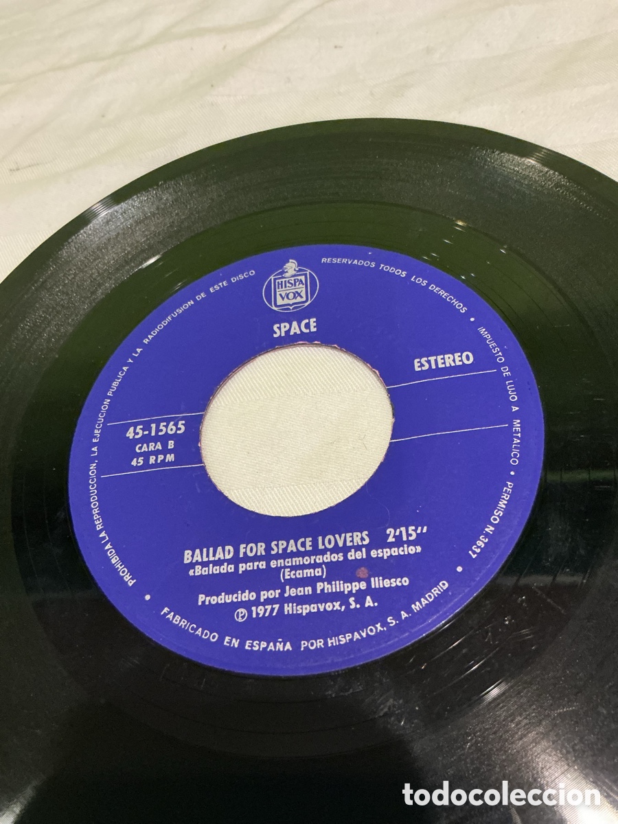 Discos de vinilo: SPACE &ndash; MAGIC FLY &ndash; SINGLE 1977 - Foto 4