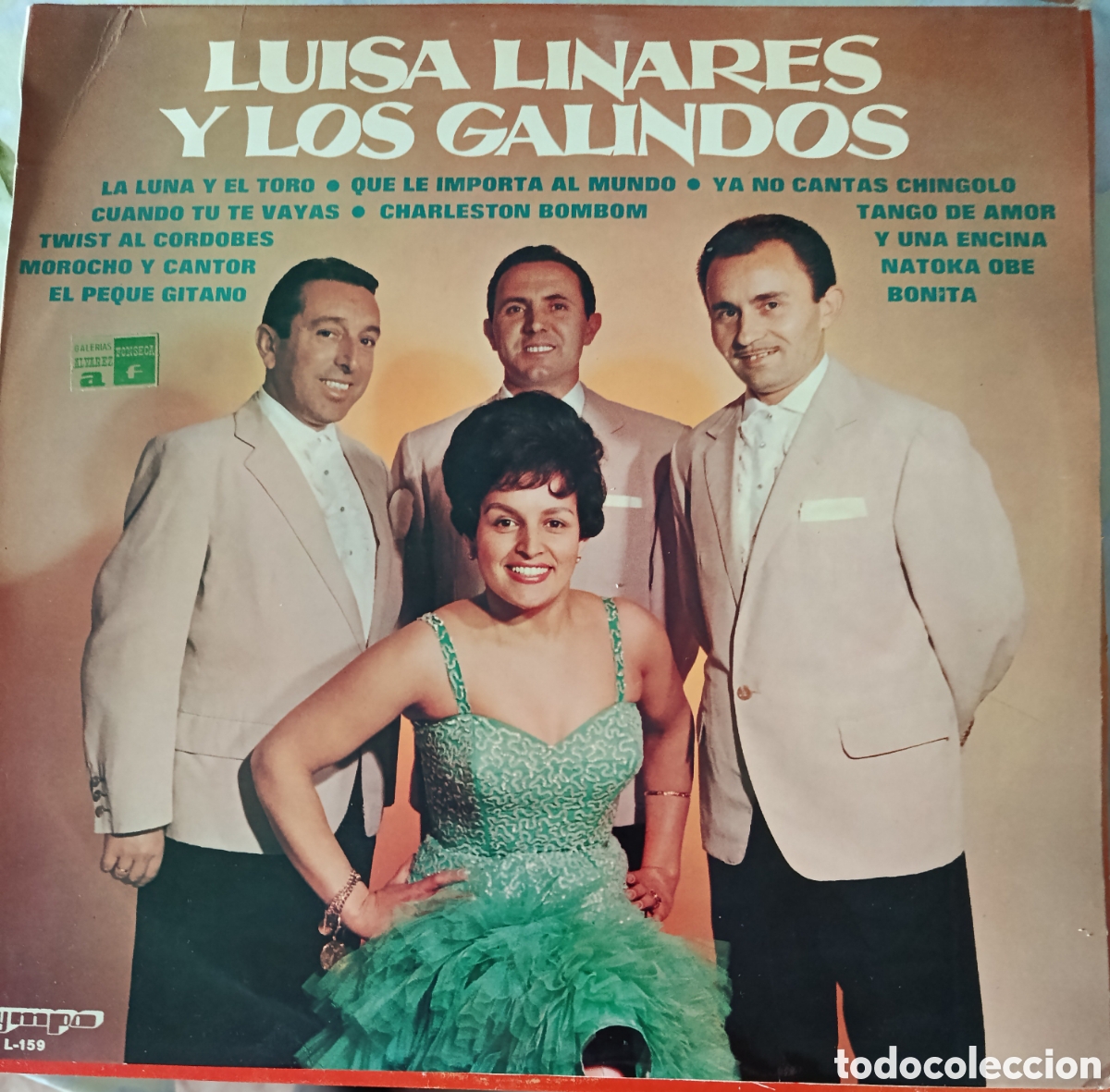 Discos de vinilo: Luisa Linares y Los Galindos Lp sello Olympo editado en Espa&ntilde;a a&ntilde;o 1973.