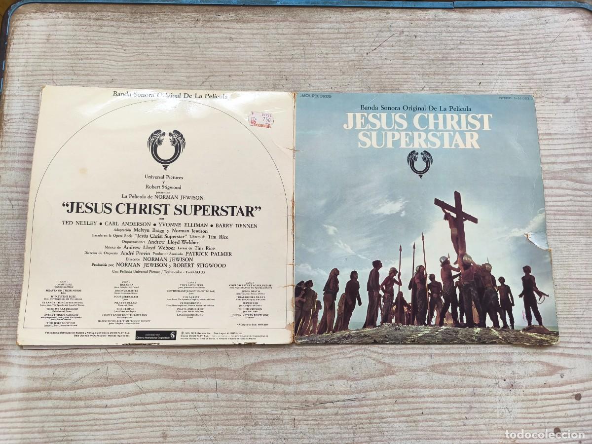 Discos de vinilo: Banda Sonora Original De La Pel&iacute;cula Jesus Christ Superstar - Varios - 2 LP - Disco 1 Roto