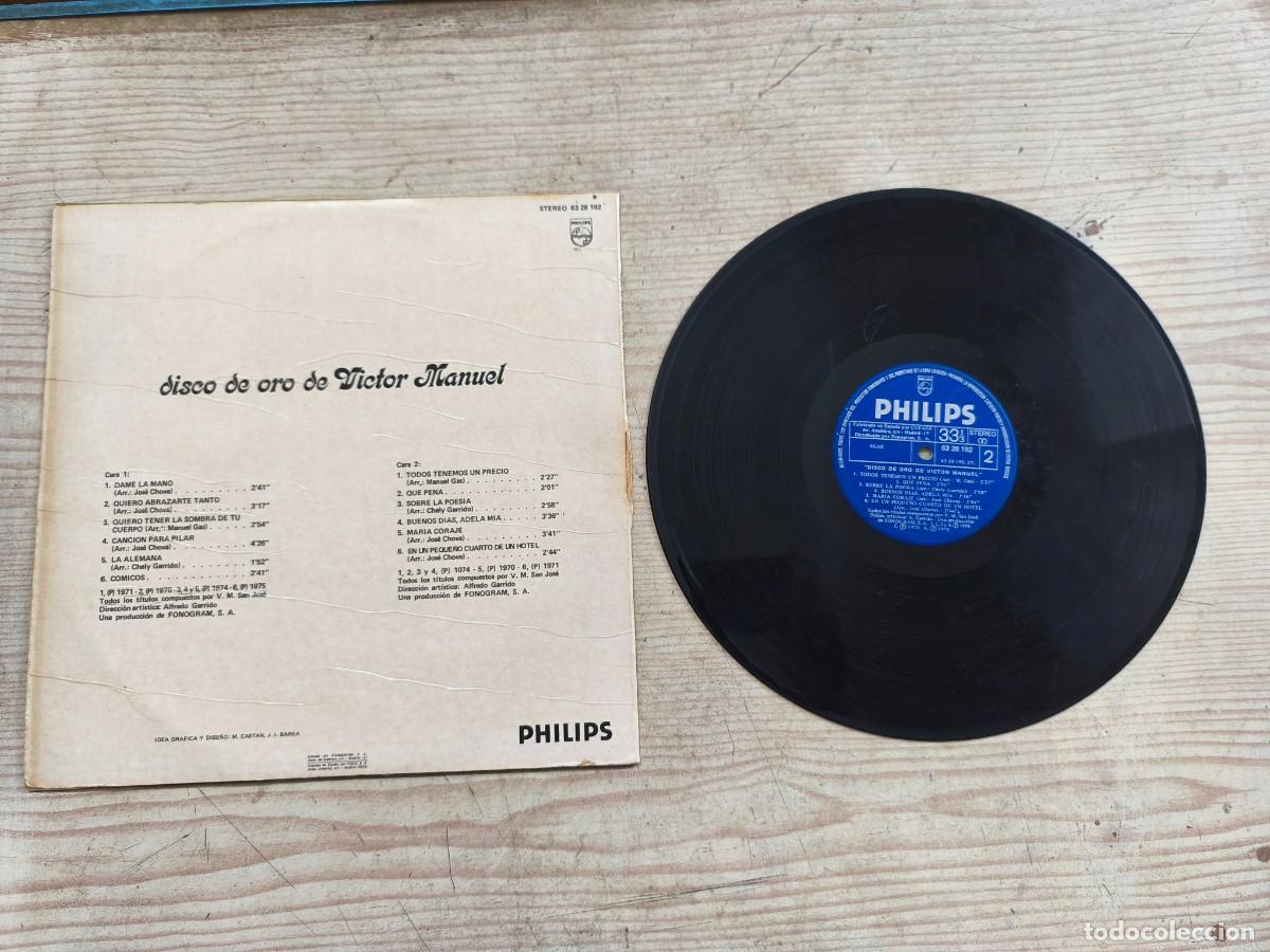 Discos de vinilo: V&iacute;ctor Manuel - Disco De Oro LP - Foto 2