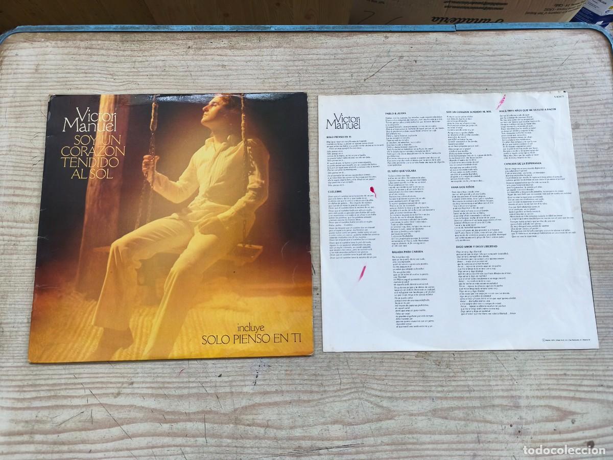 Vinyl-Schallplatten: Victor Manuel - Soy Un Corazon Tendido Al Sol LP