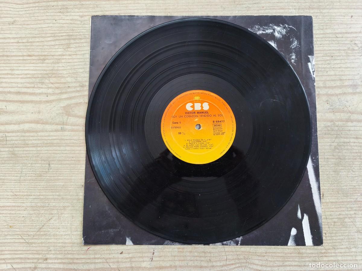 Discos de vinilo: Victor Manuel - Soy Un Corazon Tendido Al Sol LP - Foto 3
