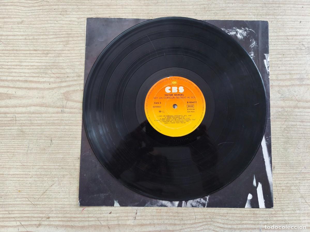 Discos de vinilo: Victor Manuel - Soy Un Corazon Tendido Al Sol LP - Foto 4