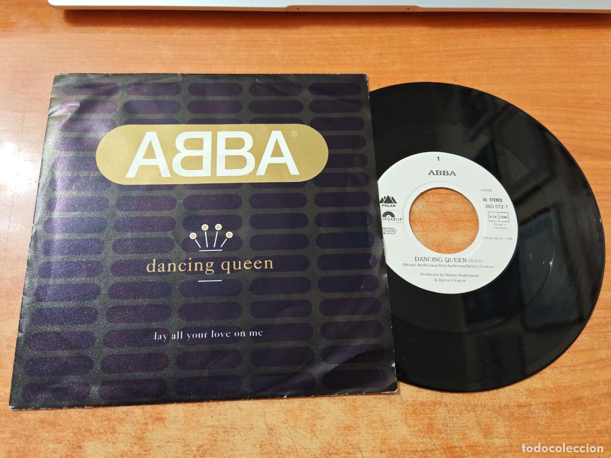 Discos de vinilo: ABBA Dancing queen 7&rdquo; SINGLE VINILO DEL A&Ntilde;O 1992 ALEMANIA CONTIENE 2 TEMAS