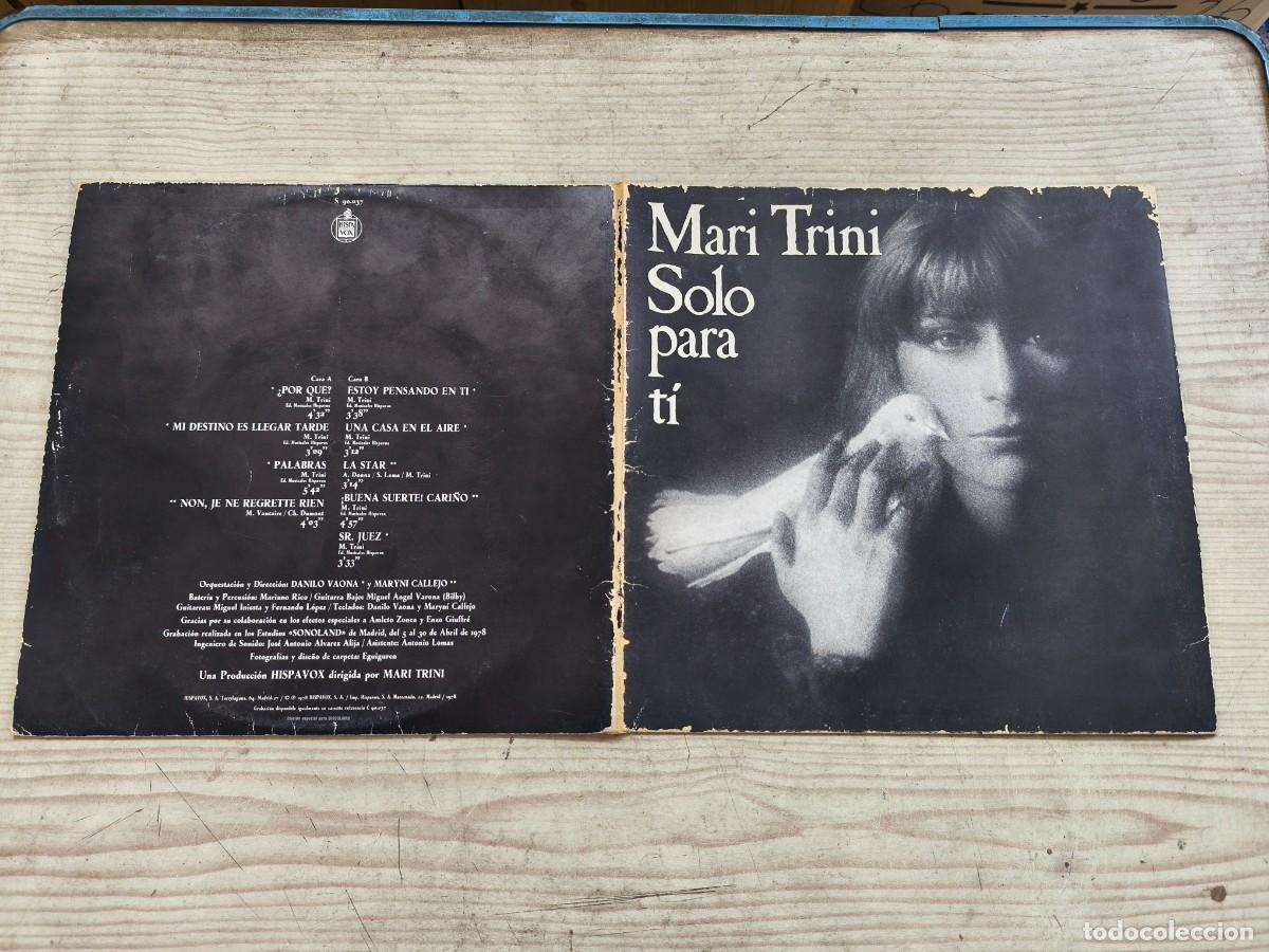 Discos de vinilo: Mari Trini - Solo Para Ti LP - Foto 1