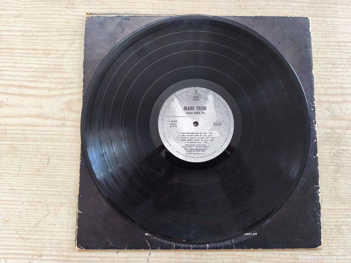 Discos de vinilo: Mari Trini - Solo Para Ti LP - Foto 4