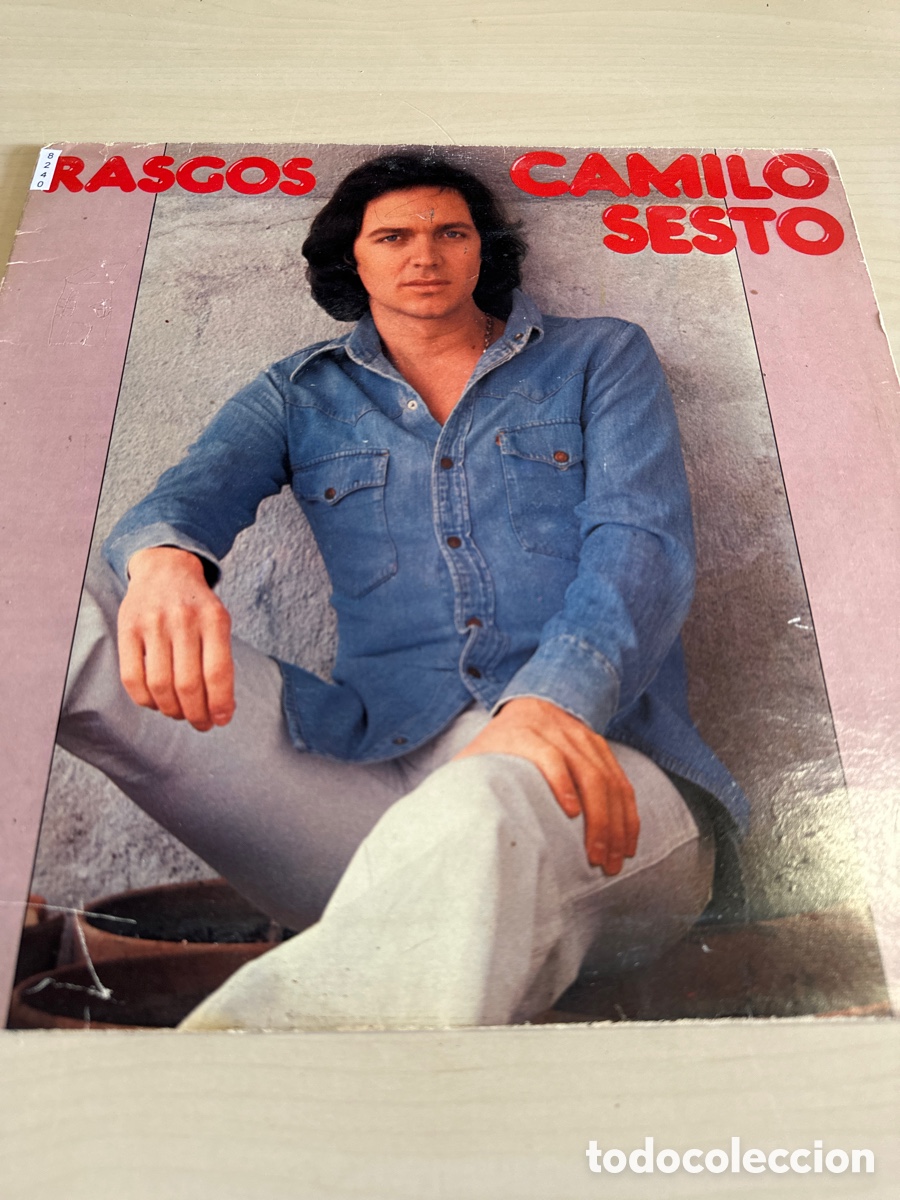 Discos de vinilo: VIN8240 rasgos Camilo sesto vinilo segunda mano