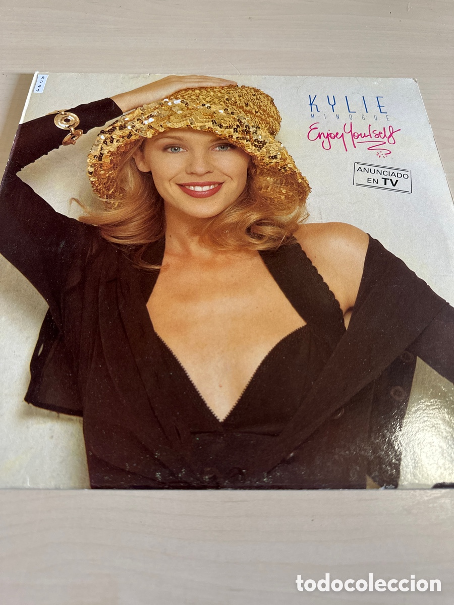 Discos de vinilo: VIN8244 kylie minogue enyoy your self vinilo segunda mano