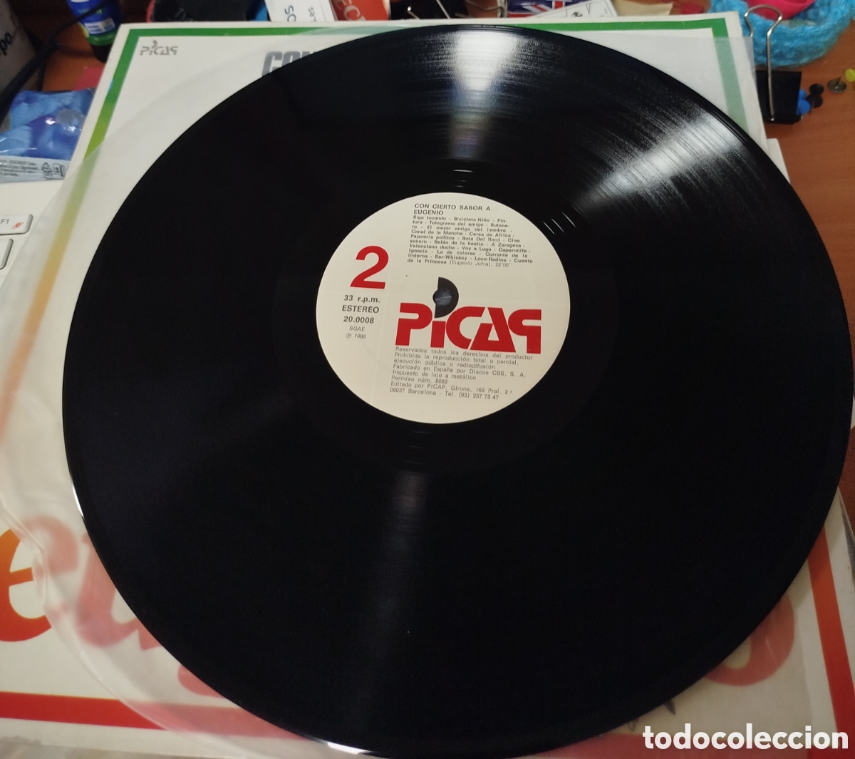 Discos de vinilo: Eugenio &ndash; Con Cierto Sabor A...Eugenio - Foto 2