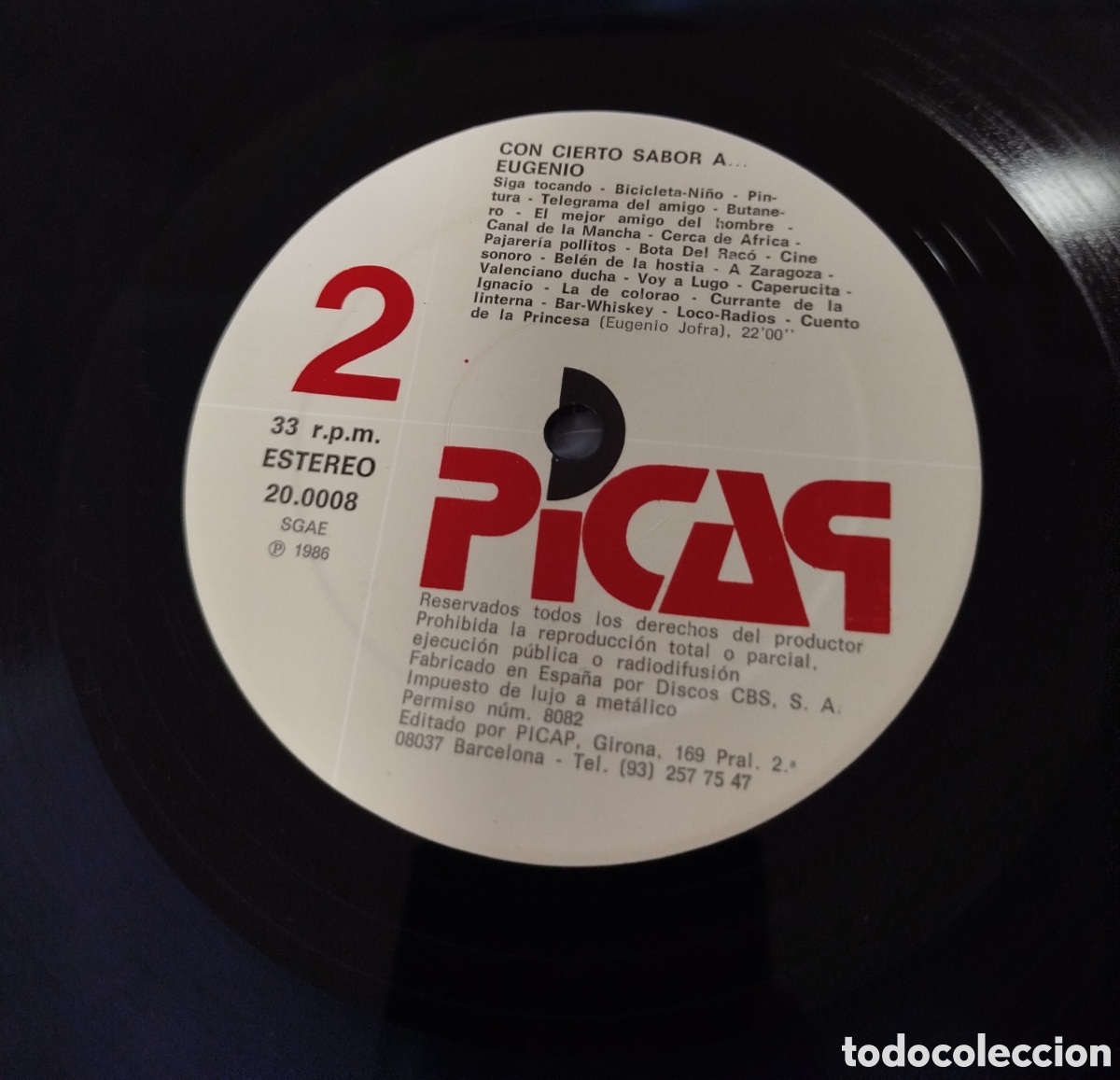 Discos de vinilo: Eugenio &ndash; Con Cierto Sabor A...Eugenio - Foto 3