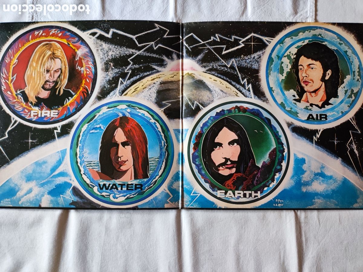Discos de vinilo: JANE - FIRE, WATER, EARTH & AIR - Foto 3