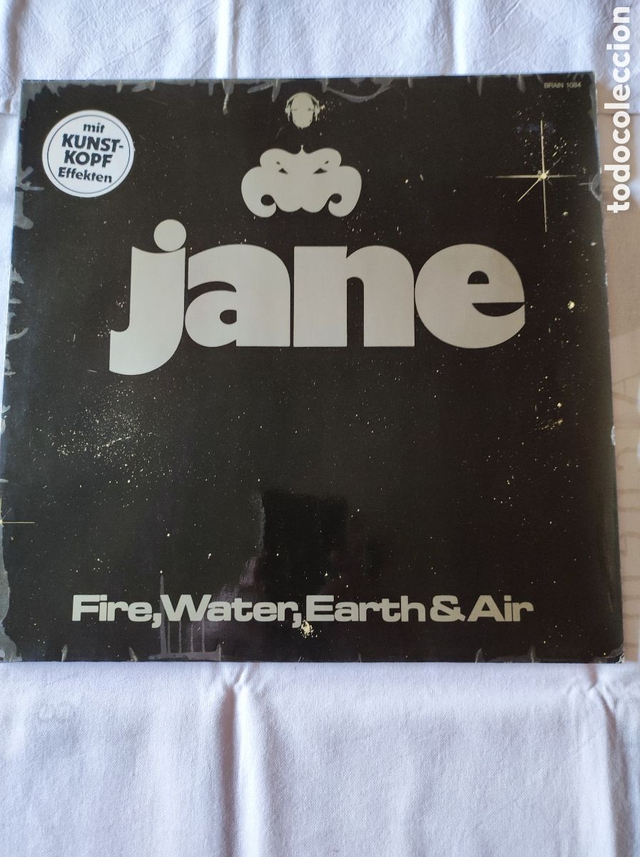 Discos de vinilo: JANE - FIRE, WATER, EARTH & AIR