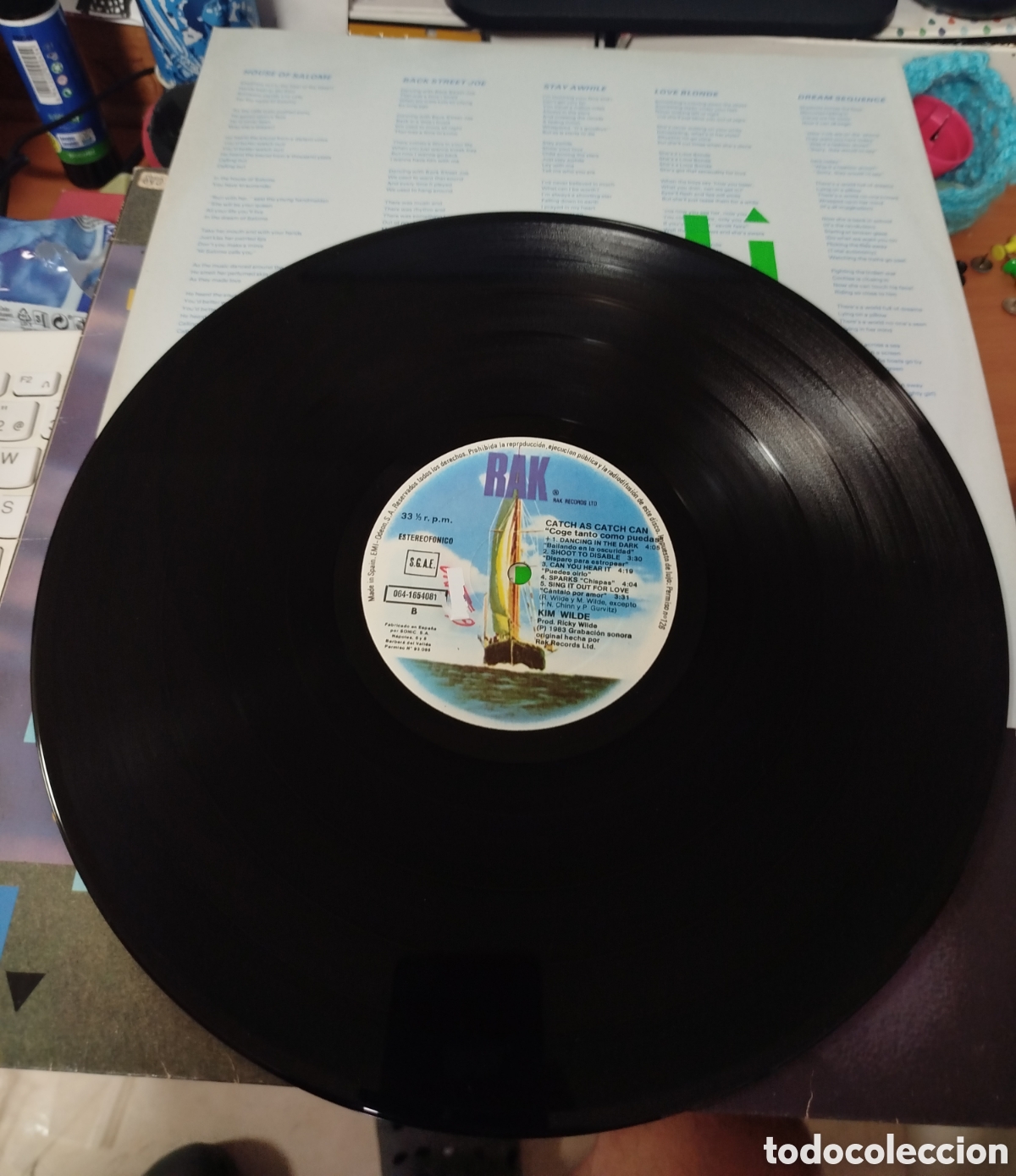Discos de vinilo: Kim Wilde - Catch as catch - Foto 2
