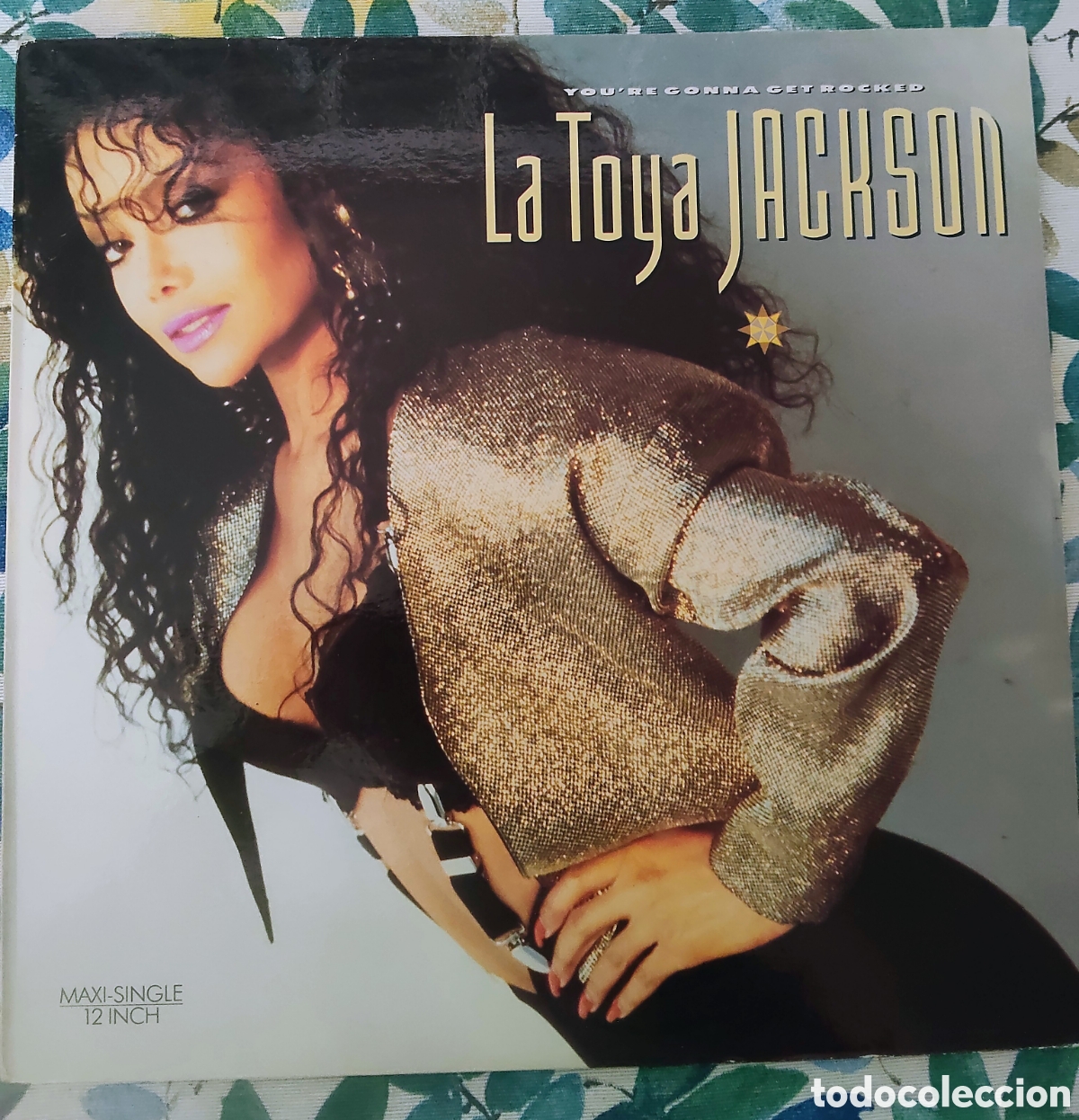 Discos de vinilo: Vinilo 12 - Maxi - La Toya Jackson - You' re gonna get rocked - Edici&oacute;n de Grecia