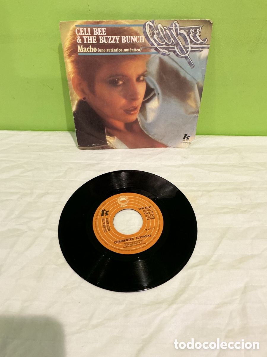 Discos de vinilo: CELI BEE & THE BUZZY BUNCH &ndash; MACHO &ndash; SINGLE 1978 - Foto 2