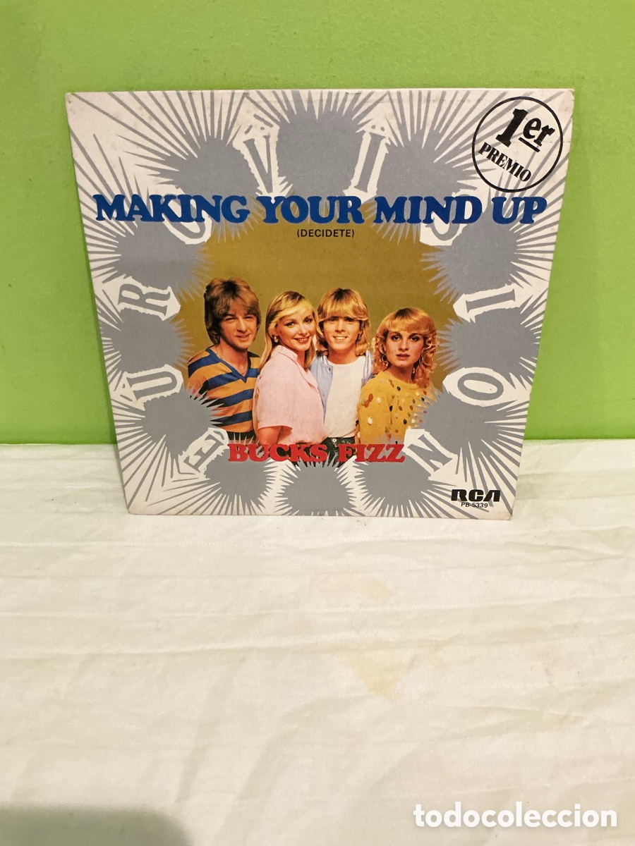Discos de vinilo: BUCKS FIZZ &ndash; MAKING YOUR MIND UP &ndash; SINGLE 1981 - Foto 1