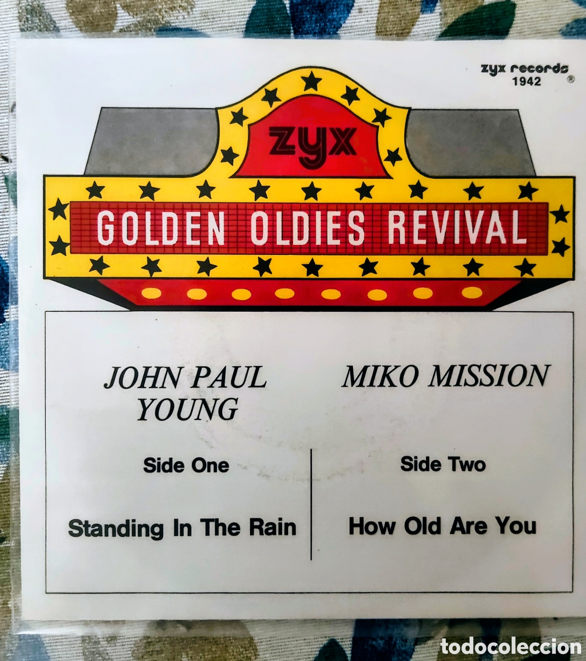 Discos de vinilo: Vinilo single - Zyx - Miko Mission - How old are you? + John Paul John - Standing in the rain