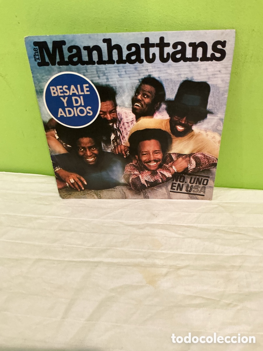 Discos de vinilo: THE MANHATTANS &ndash; B&Eacute;SALE Y DI ADI&Oacute;S &ndash; SINGLE 1976
