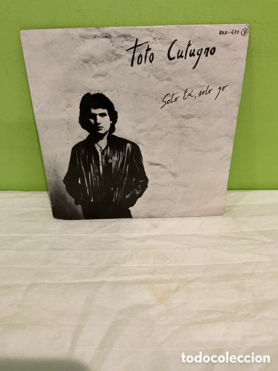 Discos de vinilo: TOTO CUTUGNO &ndash; SOLO T&Uacute;, SOLO YO &ndash; SINGLE 1980