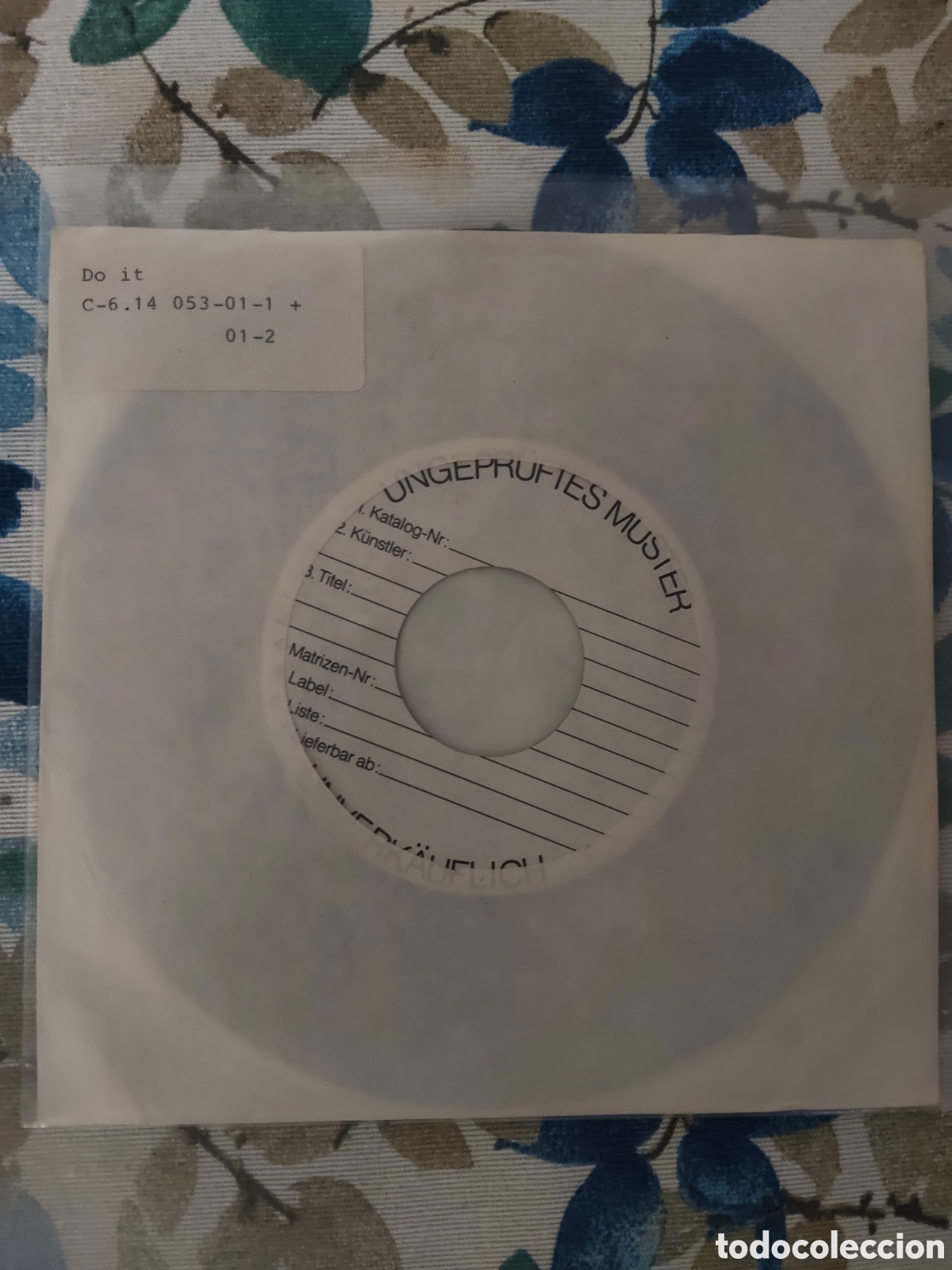 Discos de vinilo: Vinilo single - Secret service - Do it - Test pressing - Foto 2