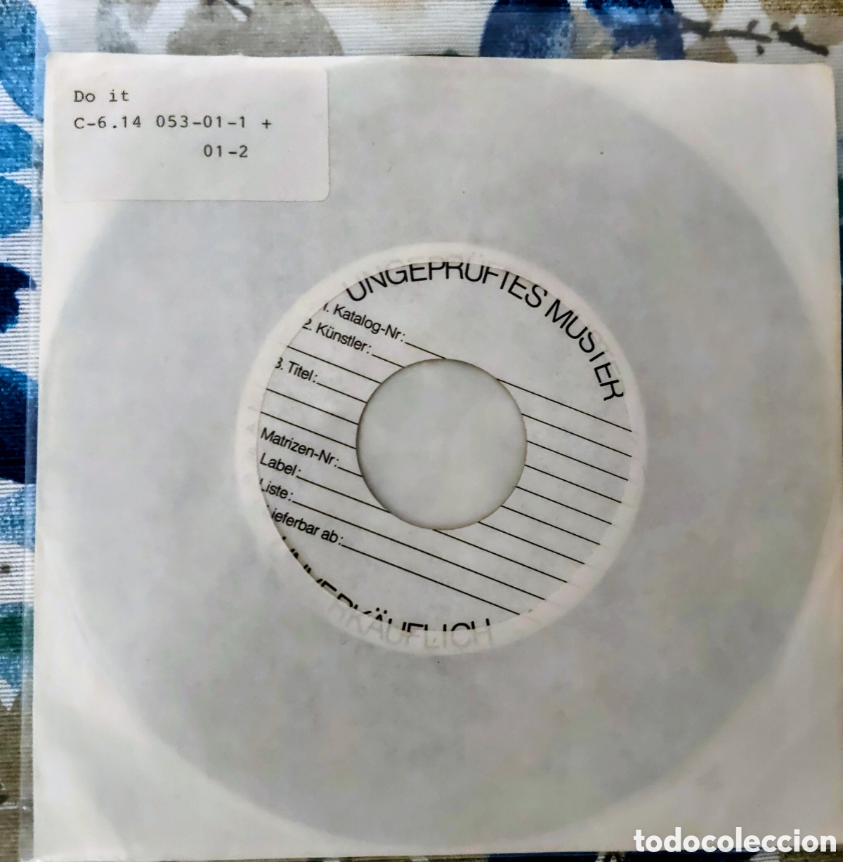 Discos de vinilo: Vinilo single - Secret service - Do it - Test pressing - Foto 1