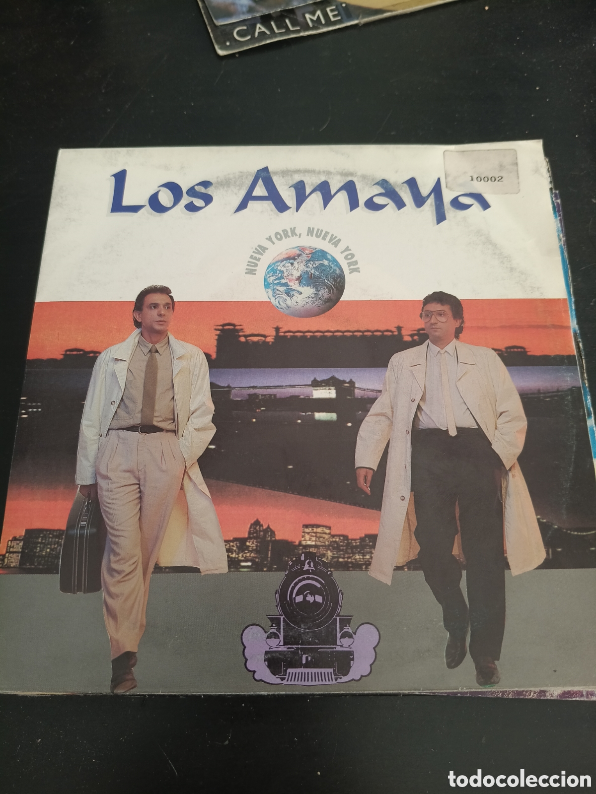 Discos de vinilo: Los Amaya &ndash; Nueva York, Nueva York. Vinilo 7&rdquo; single promo 1991 Espa&ntilde;a
