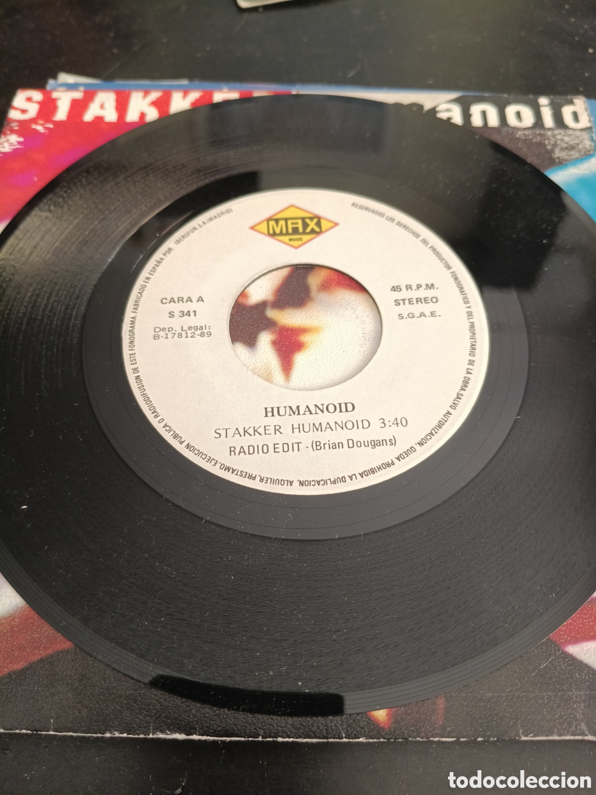Discos de vinilo: Humanoid &ndash; Stakker Humanoid. Vinilo 7&rdquo; single 1989 Espa&ntilde;a - Foto 3