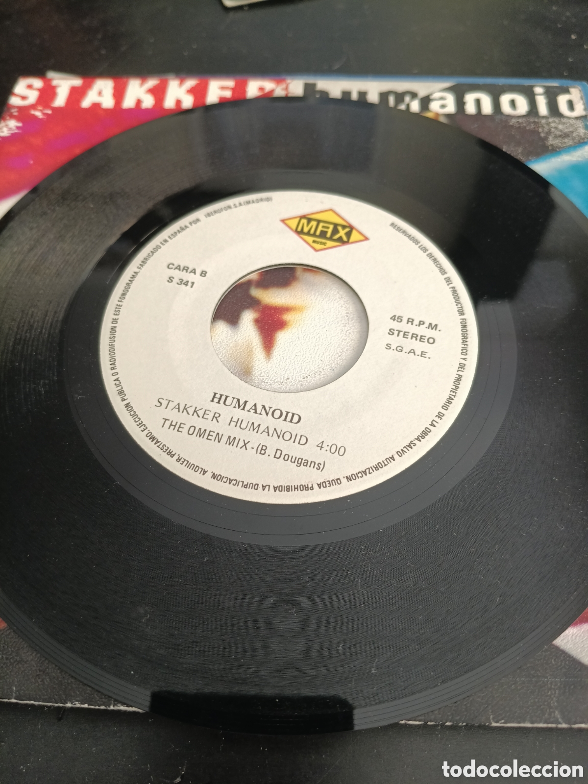 Discos de vinilo: Humanoid &ndash; Stakker Humanoid. Vinilo 7&rdquo; single 1989 Espa&ntilde;a - Foto 4