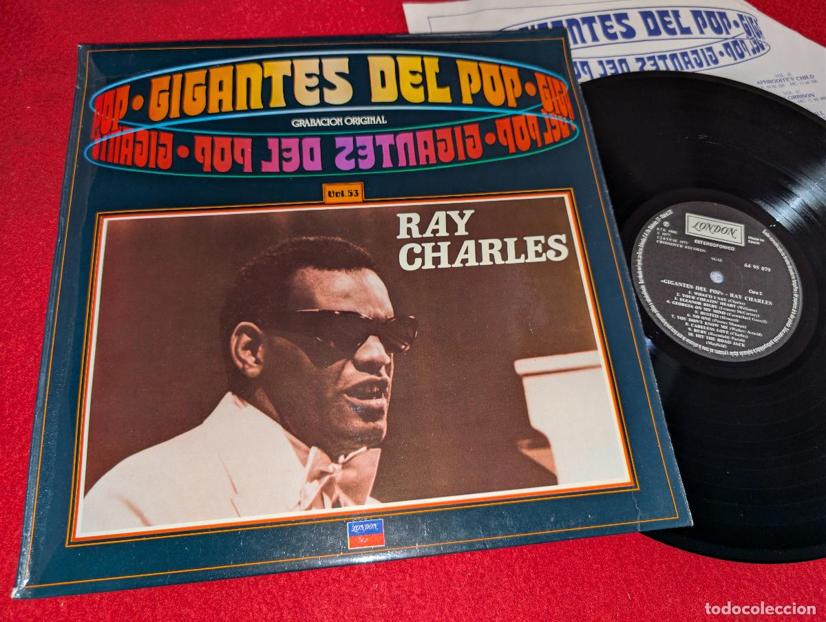 Discos de vinilo: RAY CHARLES Gigantes del pop Vol.53 LP 1975 London ESPA&Ntilde;A SPAIN