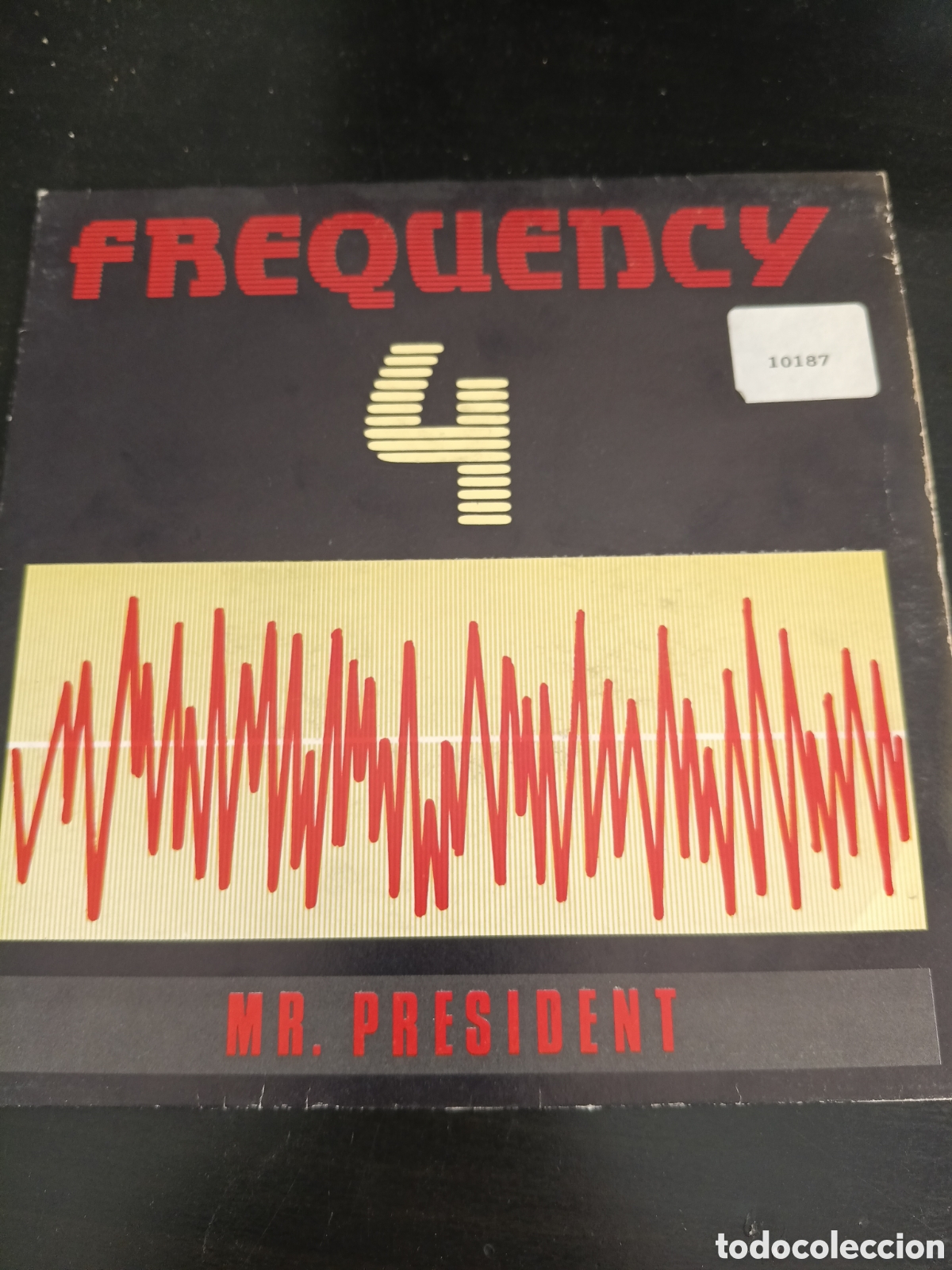 Discos de vinilo: Frequency 4 &ndash; Mr. President. Vinilo 7&rdquo; single promo 1991 Espa&ntilde;a