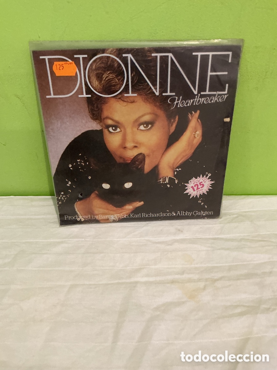 Discos de vinilo: DIONNE WARWICK &ndash; HEARTBREAKER &ndash; SINGLE 1982