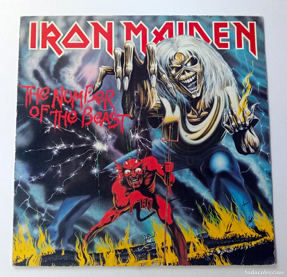 Discos de vinilo: LP IRON MAIDEN - THE NUMBER OF THE BEAST (1&ordf; EDICI&Oacute;N FRANCESA)