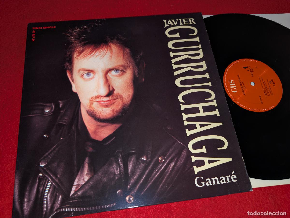Discos de vinilo: JAVIER GURRUCHAGA Ganare/Una cita a las diez 10 12'' MX 1990 CBS ORQUESTA MONDRAGON