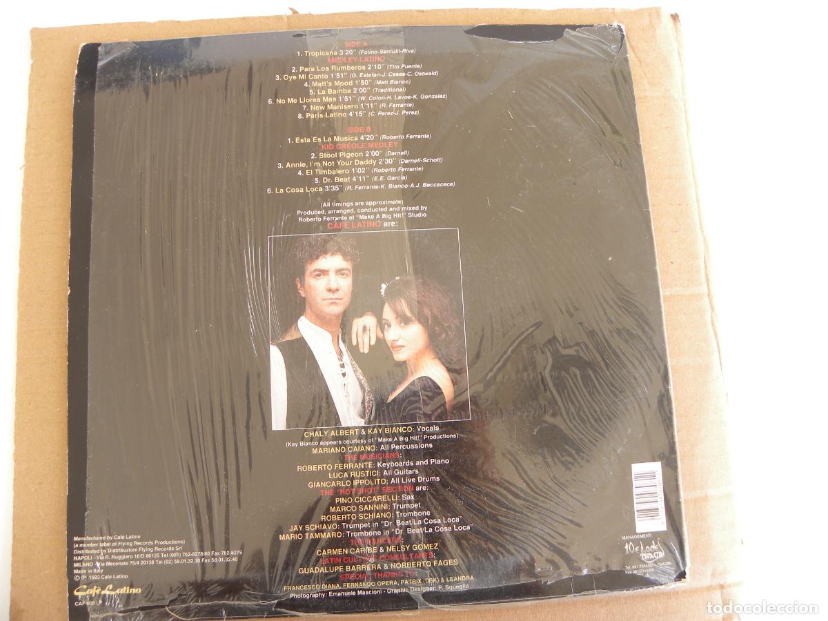 Discos de vinilo: CAFE LATINO...Y DOS -LP 1993 - Foto 2